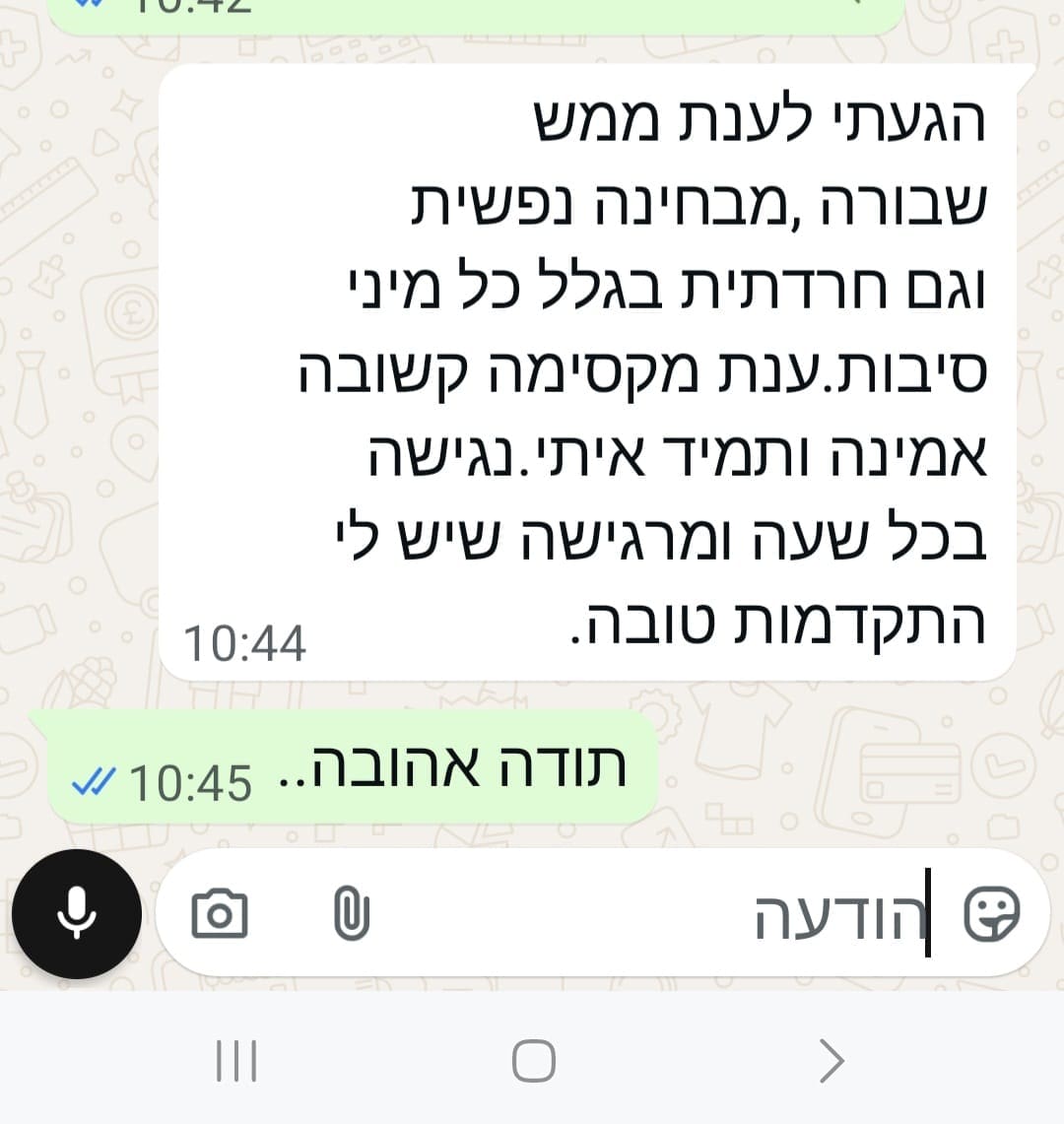 המלצה