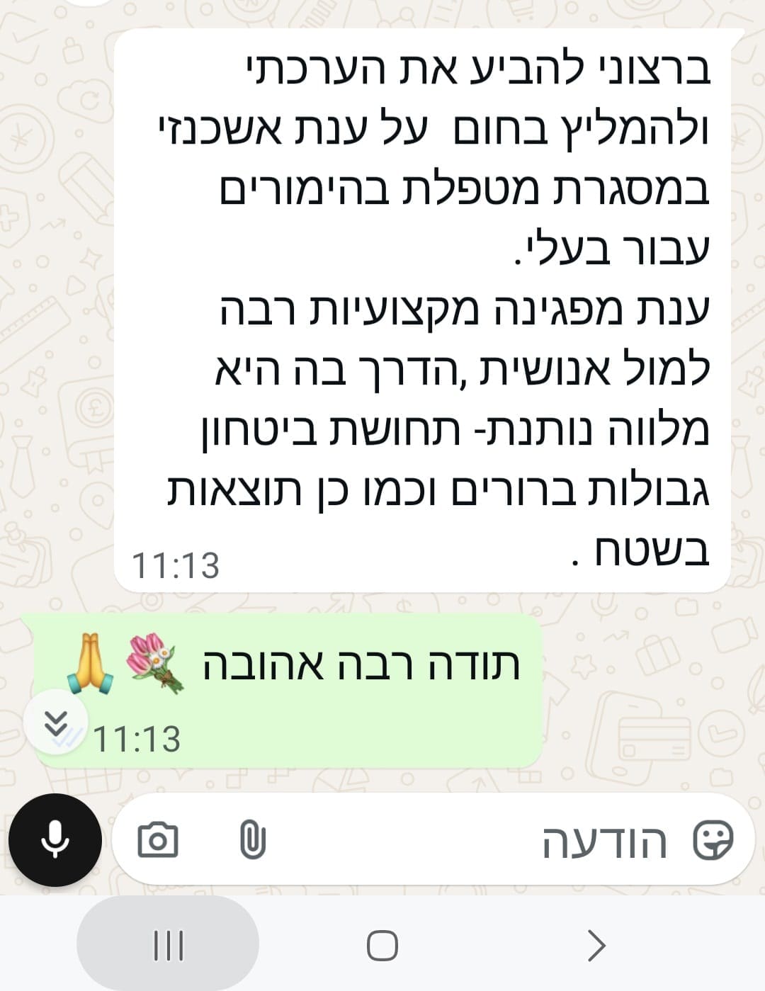 המלצה